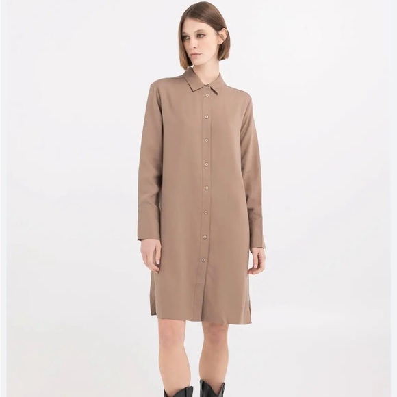 Grace Elements brown button down top size xl - Picture 1 of 5